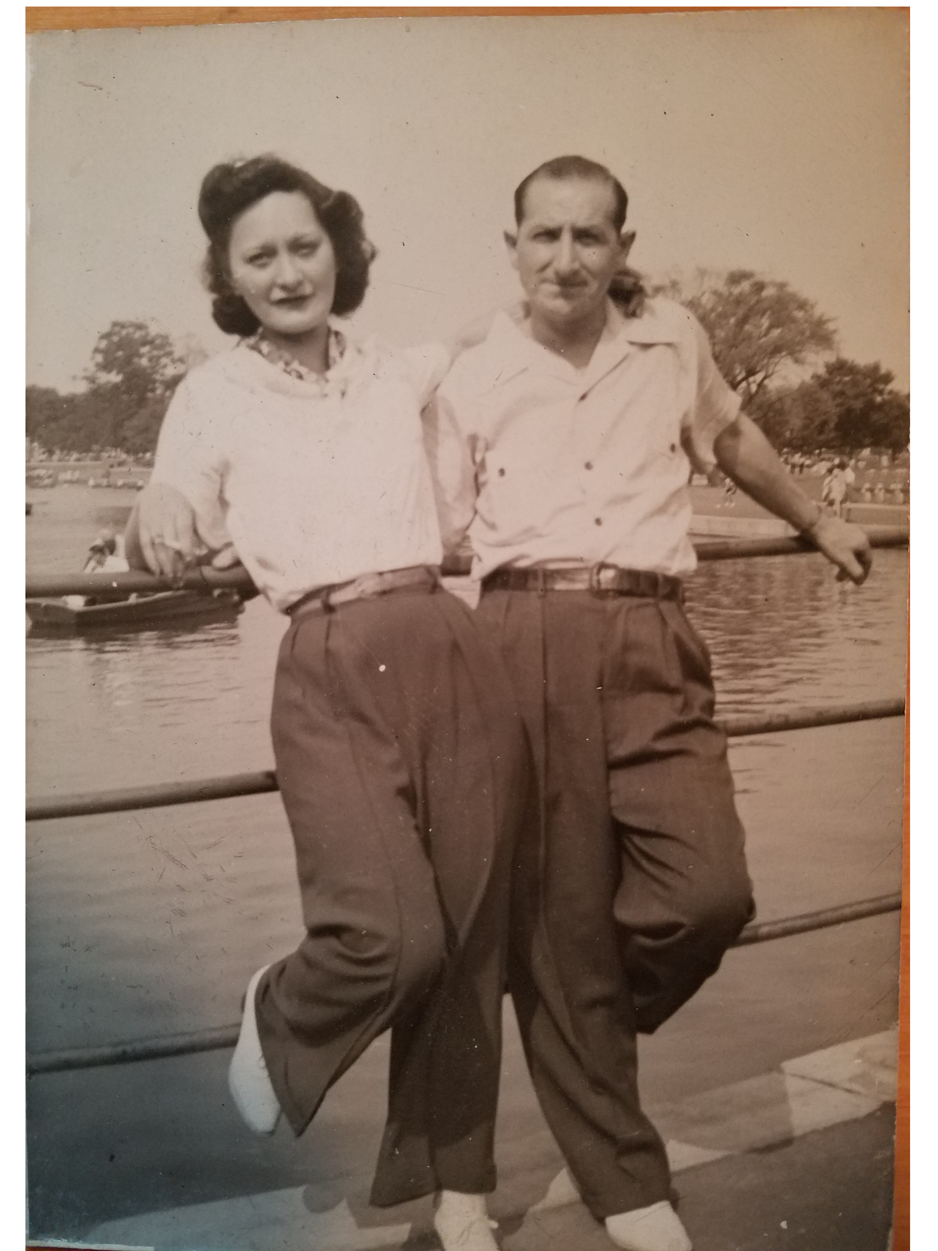 Harold, with partner Grace Cohen